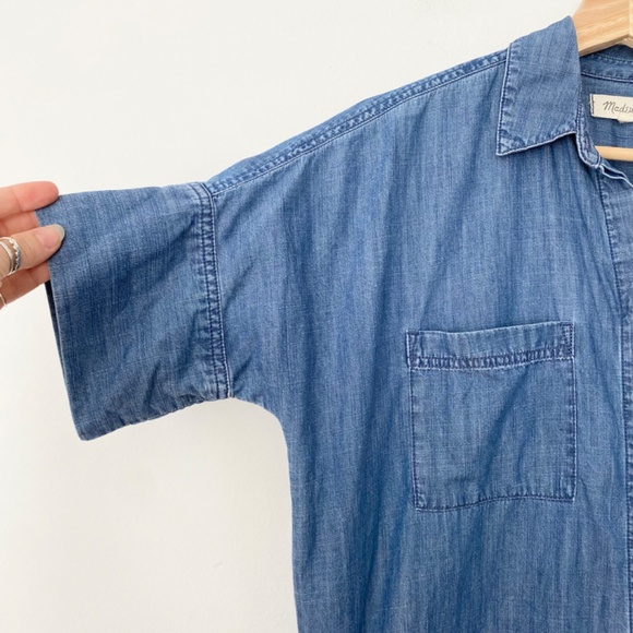 Madewell chambray boxy dress - Picture 3 of 5